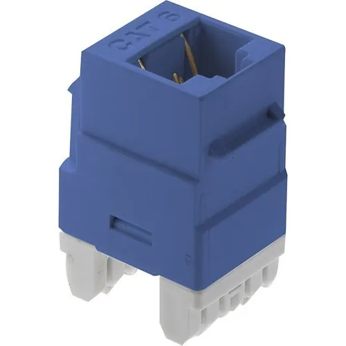 On-Q WP3460BE RJ45 CAT6 Keystone Insert, Blue, M20