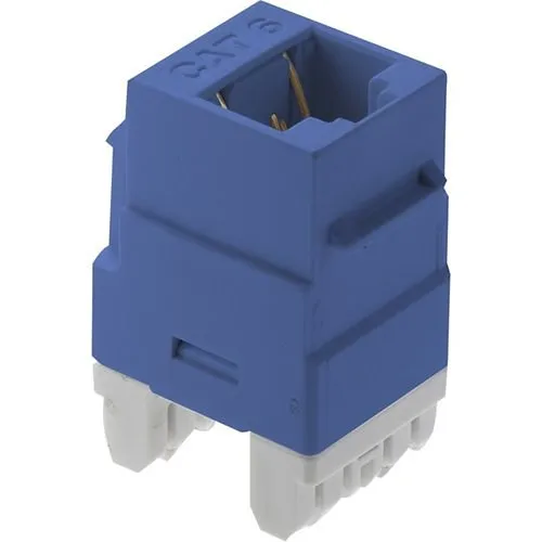 On-Q WP3460BE RJ45 CAT6 Keystone Insert, Blue (M20)