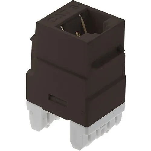 On-Q WP3460BR RJ45 CAT6 Keystone Insert, Brown, M20