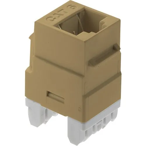 On-Q WP3460LA RJ45 CAT6 Keystone Insert, Light Almond, M20