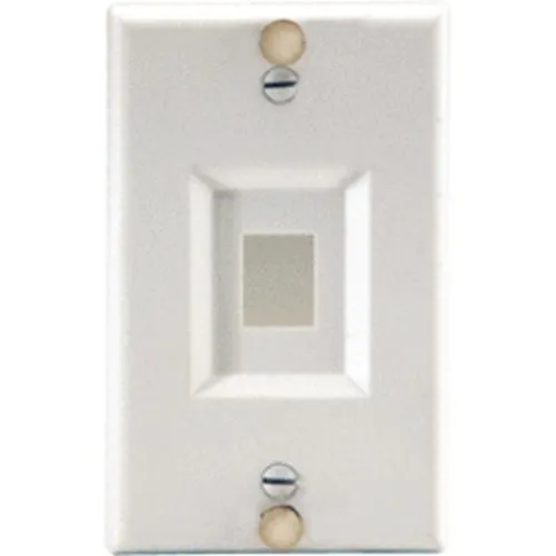 On-Q WP3467SS Keystone Wall Phone Plate, Stainless Steel