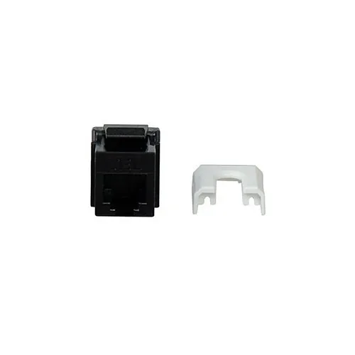 On-Q WP3473-BK Quick Connect RJ25 6-Position, 6-Conductor Telephone Keystone Insert, Black