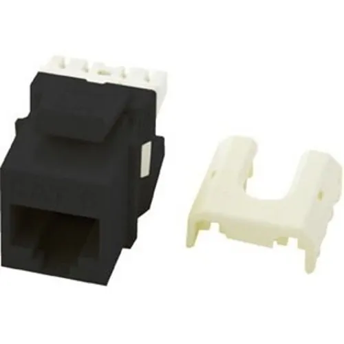 On-Q WP3476BK CAT6 Quick Connect RJ45 Keystone Insert, Black