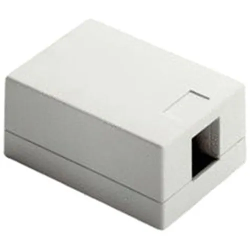 On-Q WP3501WH Surface Mount Box, 1-Port, White