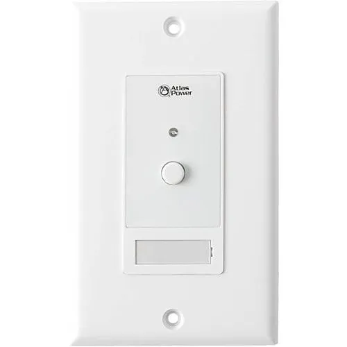 AtlasIED WPD-SWCC Wall Plate Push Button Switch, Hard Contact Closure