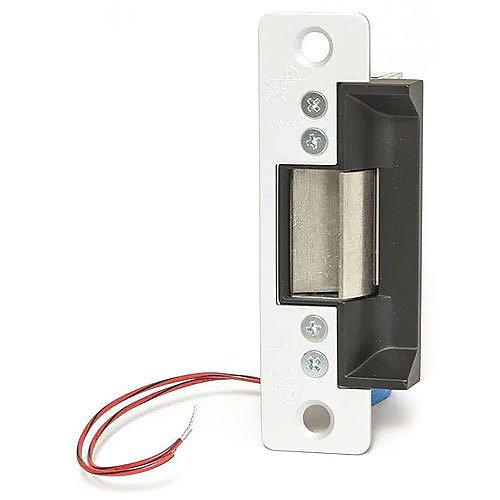 Adams Rite 7100-310-628-00 7100 Electric Strike, Flat Faceplate, 12VDC, Standard, Fail Secure with 1-1/16" Lip, Clear Anodized