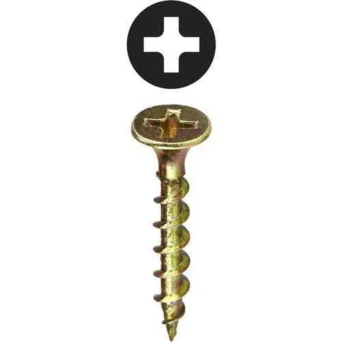 Dottie WR6158 #6 1-5/8" Phillips Bugle Head Coarse Thread Drywall Screw, 100-Pack