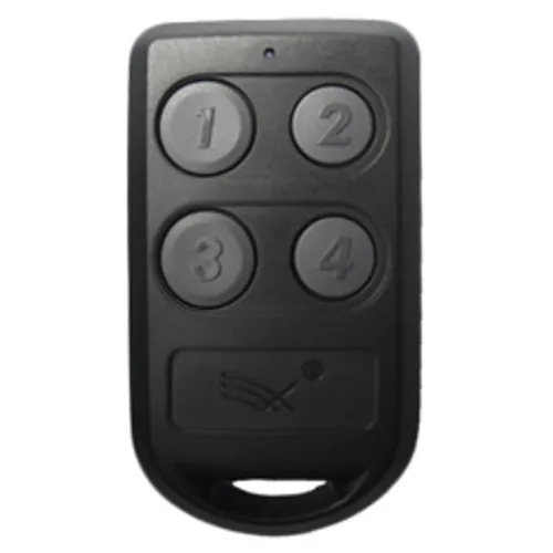 Cypress WRT-4+H Ranger 4-Button Long-Range Transmitter, Supports Certain HID 125 kHz Proximity Protocols, 433 MHz