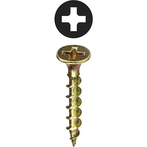 Dottie WRT6158 #6 1-5/8" Phillips Bugle Head Coarse Thread Drywall Screw, 400-Pack
