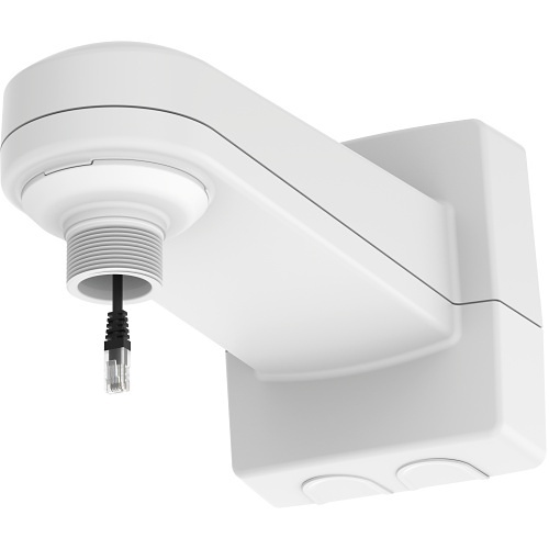 AXIS T91H61 Wall Mount with Built-In RJ45 for Fixed Dome Cameras, White