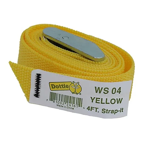 Dottie WS04 4' Nylon Web Strap, Yellow
