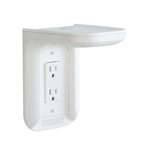 Sanus WSOS1-W1 Sanus WSOS1 Outlet Shelf for Electronics and Speakers up to 10 lb, White