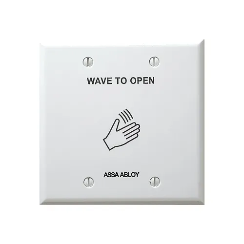 Securitron WSS-W1 Single Gang Faceplate Wave Sense Switch, White
