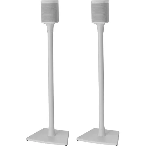 Sanus WSS22-W1 Sanus WSS22 34" Wireless Speaker Stands for Sonos One, Sonos One SL, Play:1, Play:3, Pair, White