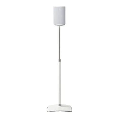 Sanus WSSE1A1-W2 Height-Adjustable Speaker Stand, for Sonos Era 100, White