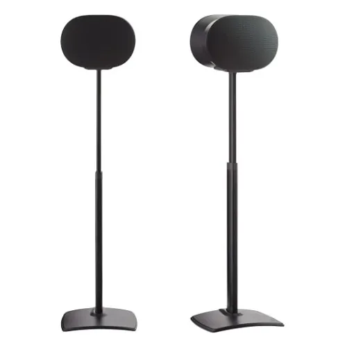Sanus WSSE3A2-B2 Height Adjustable Speaker Stands, for Sonos Era 300, 1-Pair, Black