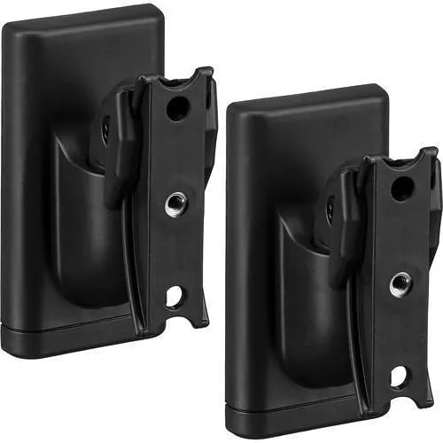 Sanus WSWMU2-B2 Speaker Wall Mounts for Bookshelf Speakers, Up to 10 lb, 1-Pair