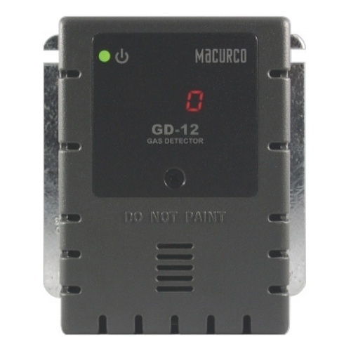 Macurco GD-12 Propane (LP) Methane (NG) Hydrogen (H2) Fixed Gas Detector, 100-240VAC, Grey