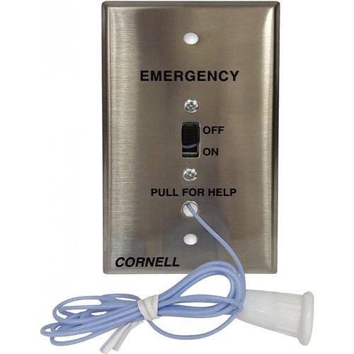 Alpha E-114 Emergency Pull Cord Stations, Push On, Push Off