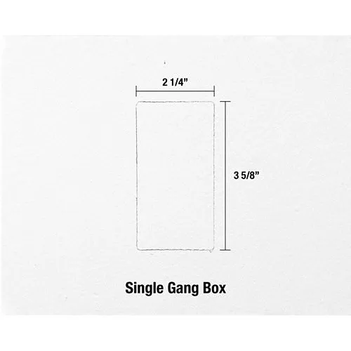 Jonard Tools WTL-12 Wall Box Template and Level for Non-Metallic Boxes, 1-Gang and 2-Gang