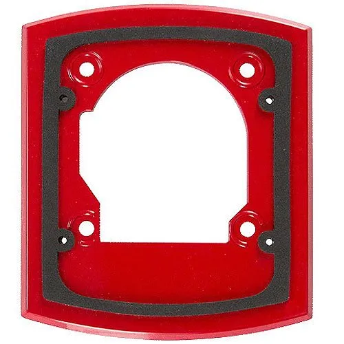 System Sensor WTP Weatherproof Plate for Outdoor Speakers Devices, Flush-Mount, Red