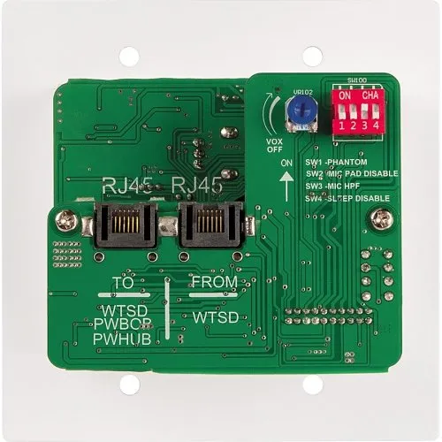 AtlasIED WTSD-MIX31K Indoor/Outdoor Analog Wall 3 x 1 Mic, Line, Bluetooth, Aux Mixer with Optional Dante Audio Network Interface