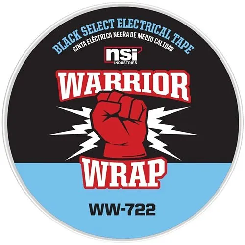Platinum Tools WW-722-BN WarriorWrap Select 3/4 in. x 60 ft. 7 mil Vinyl Electrical Tape, Brown