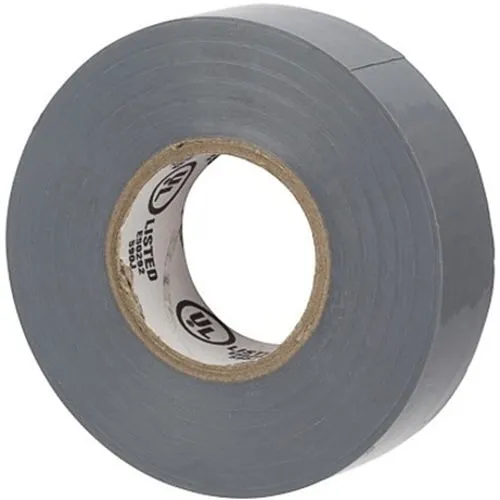 WarriorWrap WW-722-Gray Electrical Tape, WarriorWrap 7Ml Select Purpose Vinyl Electape Gray