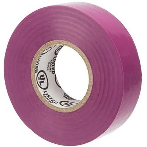 WarriorWrap WW-722-VT 722 Select Mil Vinyl Electrical Tape, .75" x 60' L, Violet