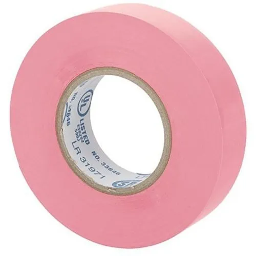 WarriorWrap WW-732-PK 732 Premium Mil Vinyl Electrical Tape, .75" x 66' L, Pink