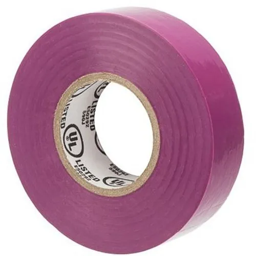 WarriorWrap WW-732-VT 732 Premium Mil Vinyl Electrical Tape, .75" x 66' L, Violet