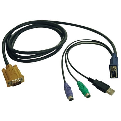 Eaton Tripp Lite P778-006 USB/PS2 Combo Cable for B020-U08/U16 and B022-U16 KVM Switches, 6' (1.83m)