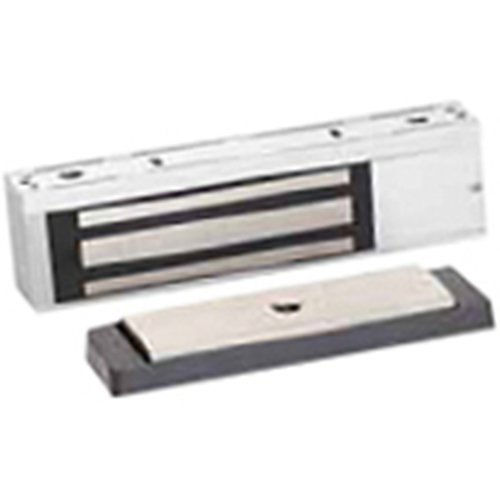 Locknetics M390RFK Electromagnetic Lock, 1-Door, 12/24 Volt DC, 10-1/2" 1-5/8" 2-7/8", 1500 lb Load, Stainless-Steel Housing, Satin