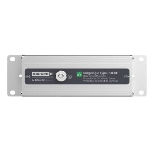 Schneider Electric SSP057POESE10IG Surgelogic Surge Protection Device for Data Circuit Protection with Flange, SPD/DCP, 0.75A