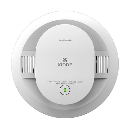 Kidde 21031447 Detect Series Smoke Alarm, (2) AA Battery Powered, 6-Pack Box
