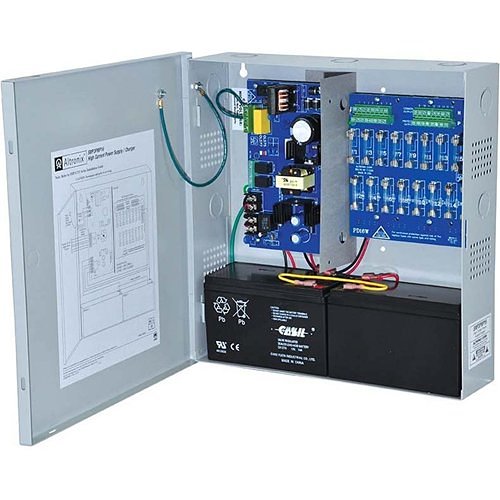 Altronix 16 Fused Outputs Supervised Power Supply / Charger. 12/24vdc @ 2.5a. Grey Encl.