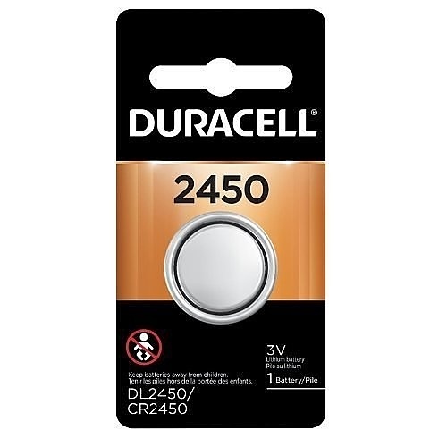Duracell 2450 Lithium Coin Battery, 3V