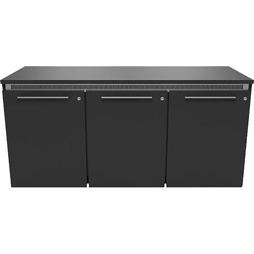 Middle Atlantic C5K3A1SSHA5ZP001 Wood Kit for Sota C5 Series Credenza, 32" x 27" x 3", Black