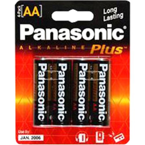 Panasonic LR6XWA/C 	AA Alkaline Manganese Dioxide 1.5V Battery, Non-Rechargeable