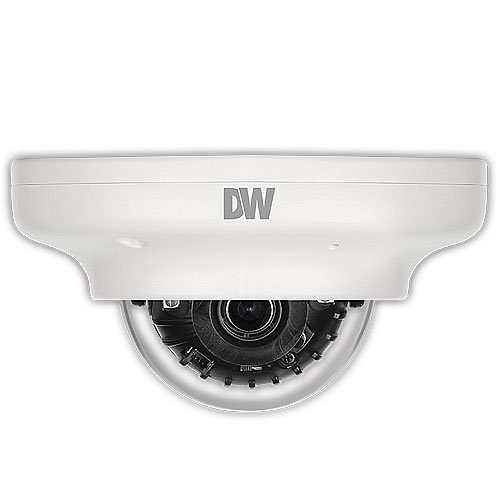 Digital Watchdog DWC-V7553WTIR Star-Light Plus 5MP Ultra-Low-Profile IR Vandal Dome Camera, 2.8mm Fixed Lens, White
