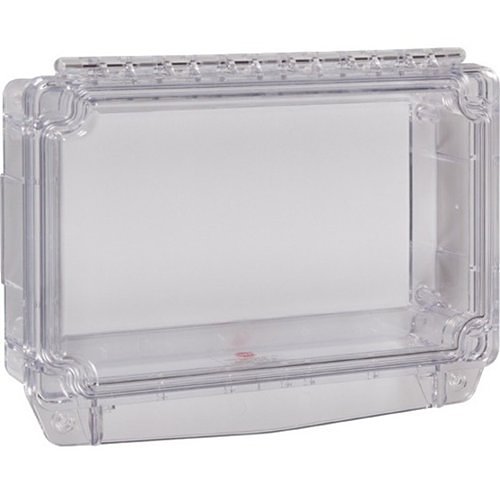 STI 7700 Keypad Protector Polycarbonate Cover with Open Back Box, Clear