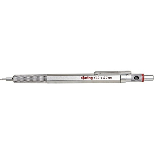 Rotring 1904442 600 Mechanical Pencil 1, 0.7mm, Black