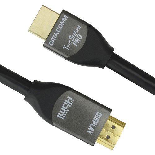 DataComm 46-1806-BK Truestream Pro 18 Gbps HDMI Cable with Ethernet (6 Feet)
