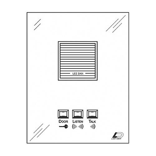 LEE DAN IR-081C 4-Wire Oversized Apartment Intercom Station