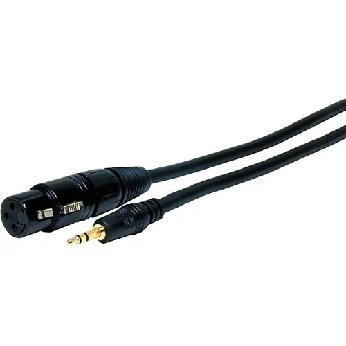 Comprehensive XLRJ-MPS-6ST Standard Series XLR Jack to Stereo 3.5mm Mini Plug Audio Cable 6'