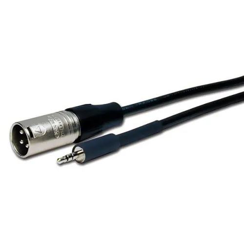 Comprehensive XLRP-MPS-25ST STDXLR 3.5mm Mini Cabinet Cable, 25', Black