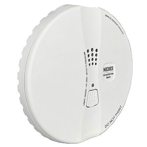 Macurco CM-E1R Security Series Carbon Monoxide CO Gas Detector, 9-32VDC, Residential/Light Commercial, Round