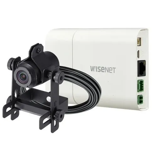 Hanwha XNB-H6240A X-Series 2MP Network ATM Camera Kit with 1.5m Cable, 2.4mm Fixed Lens, Ivory