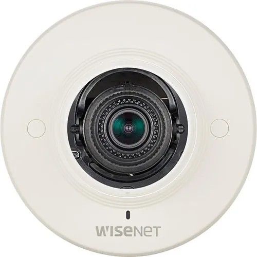 Hanwha XND-6011F Wisenet X-Series 2MP Flush-Mount Indoor Dome Camera, 2.8mm Fixed Lens