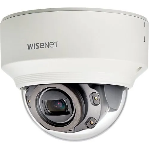 Hanwha XND-6080RV X-Series 2MP IR Indoor Vandal Dome Camera, 2.8-12mm Varifocal Lens, White (Replaces XND-6080RV/VWF)